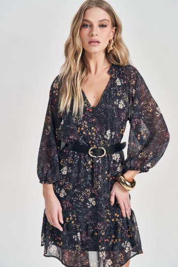 Vestido curto Liberty